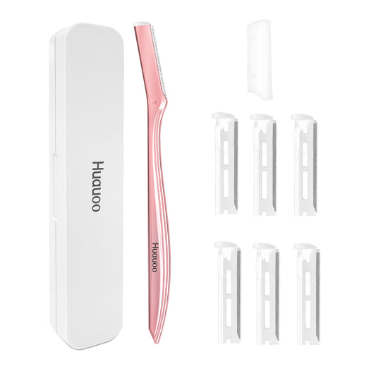 Huauoo Eyebrow Razor Shaper Shavers Trimmers for Women and Men Face Hair Removers Multipurpose Exfoliating Face Razor