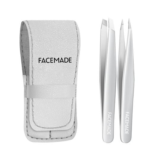 Huauoo Precision Stainless Steel Tweezers for Men and Women