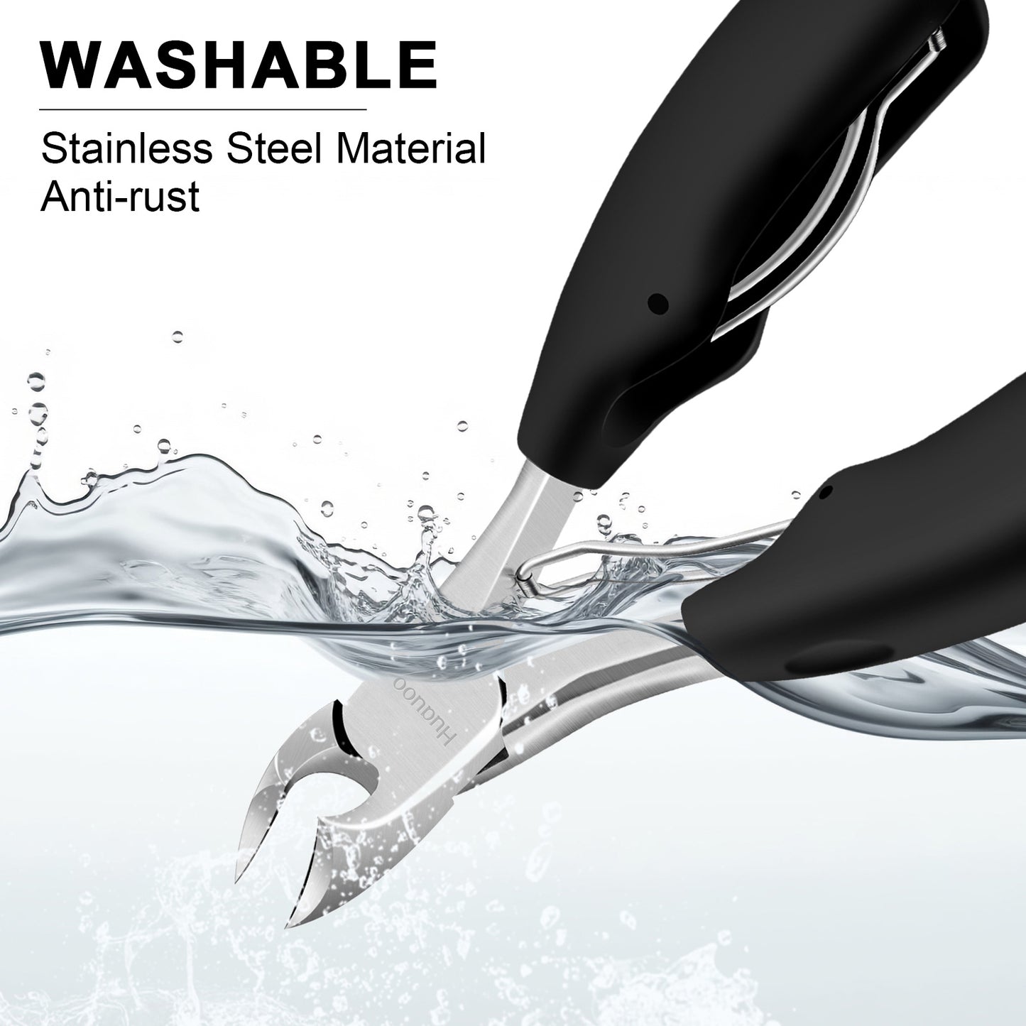 Toenail Clipper Set, Professional Thick & Ingrown Toe Nail Clippers for Men & Seniors