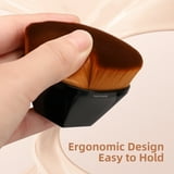 Foundation Makeup Brush for Blending Liquid, Cream or Flawless Powder Cosmetics with Protective Case