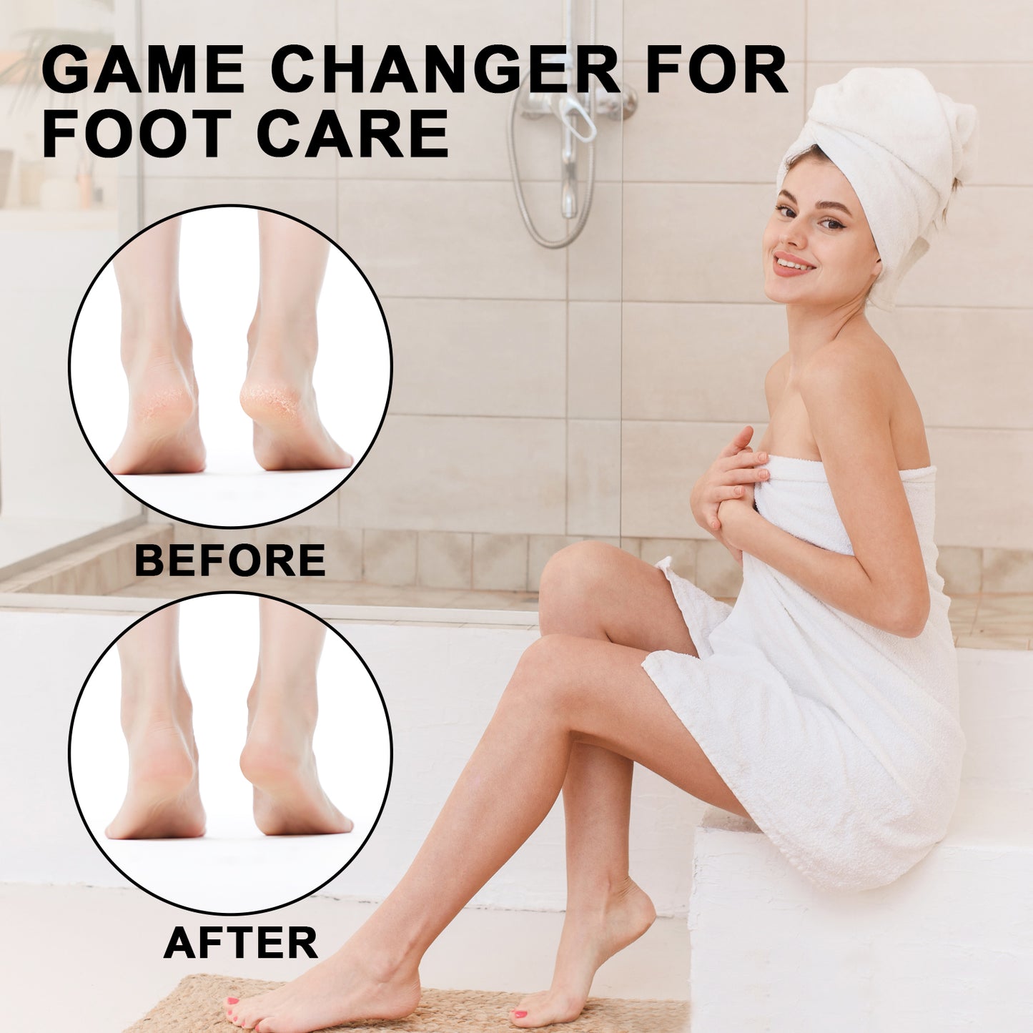 Huauoo Foot Rasp Foot File, Best Foot Care Pedicure Metal Surface Tool to Remove Hard Skin