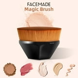 Foundation Makeup Brush for Blending Liquid, Cream or Flawless Powder Cosmetics with Protective Case